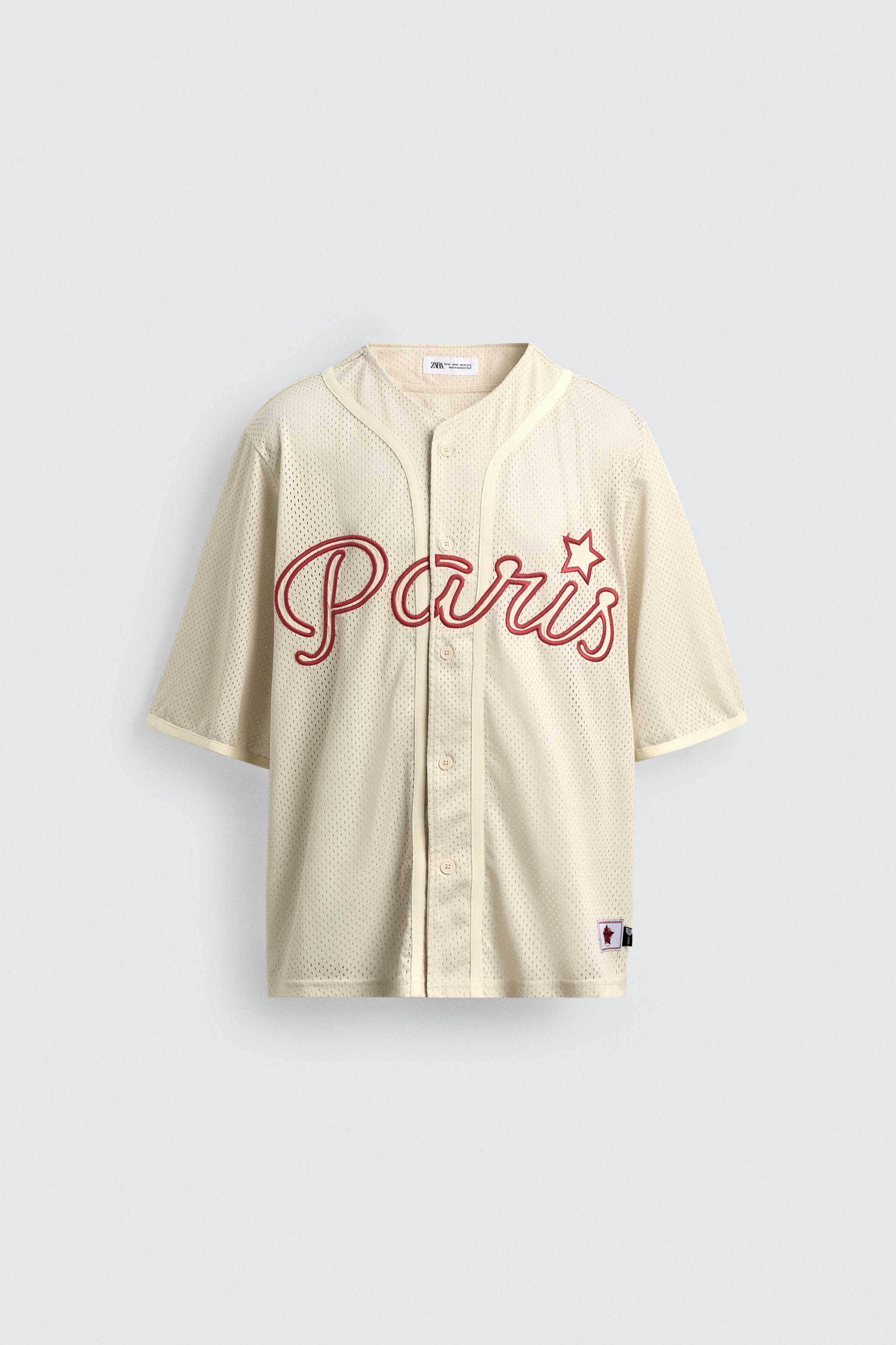 EMBROIDERED TEXTURED SHIRT